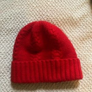 Cute red beanie never worn